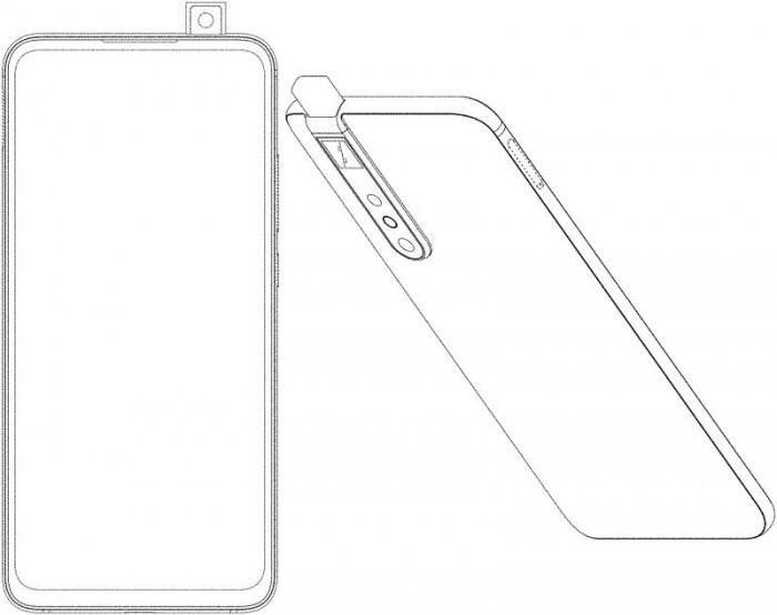 小米的新专利显示了带有弹出式摄像头的手机