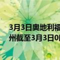 3月3日奥地利福拉尔贝格州疫情最新消息-截至福拉尔贝格州截至3月3日0时00分(北京时间）疫情数据统计