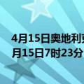 4月15日奥地利克恩顿州疫情最新消息-截至克恩顿州截至4月15日7时23分(北京时间）疫情数据统计