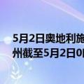 5月2日奥地利施泰尔马克州疫情最新消息-截至施泰尔马克州截至5月2日0时00分(北京时间）疫情数据统计