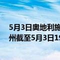 5月3日奥地利施泰尔马克州疫情最新消息-截至施泰尔马克州截至5月3日19时14分(北京时间）疫情数据统计