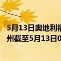 5月13日奥地利福拉尔贝格州疫情最新消息-截至福拉尔贝格州截至5月13日0时00分(北京时间）疫情数据统计