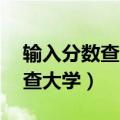 输入分数查大学2020理科557分（输入分数查大学）