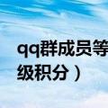 qq群成员等级积分多久能结算（qq群成员等级积分）