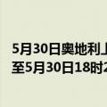 5月30日奥地利上奥地利州疫情最新消息-截至上奥地利州截至5月30日18时21分(北京时间）疫情数据统计