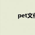 pet文件（关于pet文件的介绍）