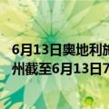 6月13日奥地利施泰尔马克州疫情最新消息-截至施泰尔马克州截至6月13日7时09分(北京时间）疫情数据统计