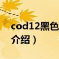 cod12黑色行动3（关于cod12黑色行动3的介绍）