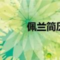 佩兰简历（关于佩兰简历的介绍）