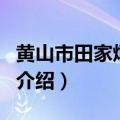 黄山市田家炳中学（关于黄山市田家炳中学的介绍）