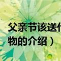 父亲节该送什么礼物（关于父亲节该送什么礼物的介绍）