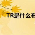 TR是什么布料原料是什么（有什么特点）