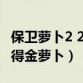 保卫萝卜2 26关金萝卜（保卫萝卜222关怎么得金萝卜）