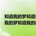 知道我的梦知道我的痛这是什么歌（一首歌歌词是什么知道我的梦知道我的痛请问是什么歌）