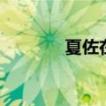 夏佐在哪直播（夏佐直播间）