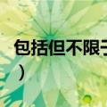 包括但不限于以下是什么意思（包括但不限于）