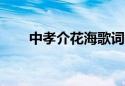 中孝介花海歌词翻译 中孝介花海 环球科创网