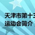 天津市第十三届运动会（关于天津市第十三届运动会简介）