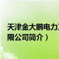 天津金大鹏电力工程有限公司（关于天津金大鹏电力工程有限公司简介）