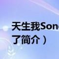 天生我Song我忍了（关于天生我Song我忍了简介）