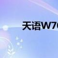 天语W700（关于天语W700简介）