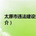 太原市违法建设查处办法（关于太原市违法建设查处办法简介）