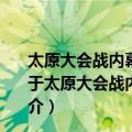 太原大会战内幕全解密：中国抗日战争正面战场备忘录（关于太原大会战内幕全解密：中国抗日战争正面战场备忘录简介）