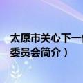 太原市关心下一代工作委员会（关于太原市关心下一代工作委员会简介）