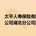 太平人寿保险有限公司湖北分公司（关于太平人寿保险有限公司湖北分公司简介）