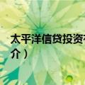 太平洋信贷投资有限公司（关于太平洋信贷投资有限公司简介）