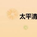 太平清话（关于太平清话简介）