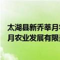 太湖县新乔莘月农业发展有限责任公司（关于太湖县新乔莘月农业发展有限责任公司简介）