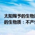 太阳赐予的生物质：不产生CO2的未来能源（关于太阳赐予的生物质：不产生CO2的未来能源简介）