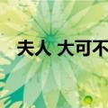 夫人 大可不必（关于夫人 大可不必简介）