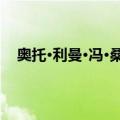 奥托·利曼·冯·桑德斯（关于奥托·利曼·冯·桑德斯简介）