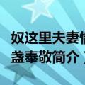 奴这里夫妻情把盏奉敬（关于奴这里夫妻情把盏奉敬简介）