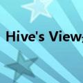  Hive's View是一款可拆卸的无线室内摄像机