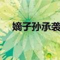 嫡子孙承袭议（关于嫡子孙承袭议简介）