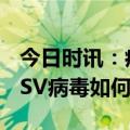 今日时讯：病例激增近期警惕HRSV病毒 HRSV病毒如何传播