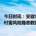 今日时讯：安徽农房抗震改造将将开展推进试点 官方建设乡村害风险隐患数据库