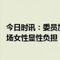 今日时讯：委员加班让年轻人没时间结婚生娃 别让隐孕成职场女性显性负担