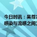 今日时讯：吴尊友流感疫情仍处于往年流行水平 吴尊友新冠感染与流感之间无交叉免疫保护作用