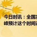 今日时讯：全国发热就诊人数上升专家流感导致 这轮甲流高峰预计这个时间进入尾声