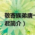 敬寄族弟唐十八使君（关于敬寄族弟唐十八使君简介）