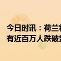 今日时讯：荷兰将对芯片实施新限制中方回应 荷兰预测明年有近百万人跌破贫困线