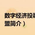 数字经济投融资联盟（关于数字经济投融资联盟简介）