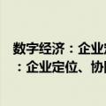 数字经济：企业定位、协同管理与经营绩效（关于数字经济：企业定位、协同管理与经营绩效简介）