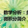 数学分析：多元微积分（关于数学分析：多元微积分简介）