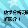 数学分析习题集题解（关于数学分析习题集题解简介）