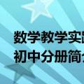 数学教学实践 初中分册（关于数学教学实践 初中分册简介）